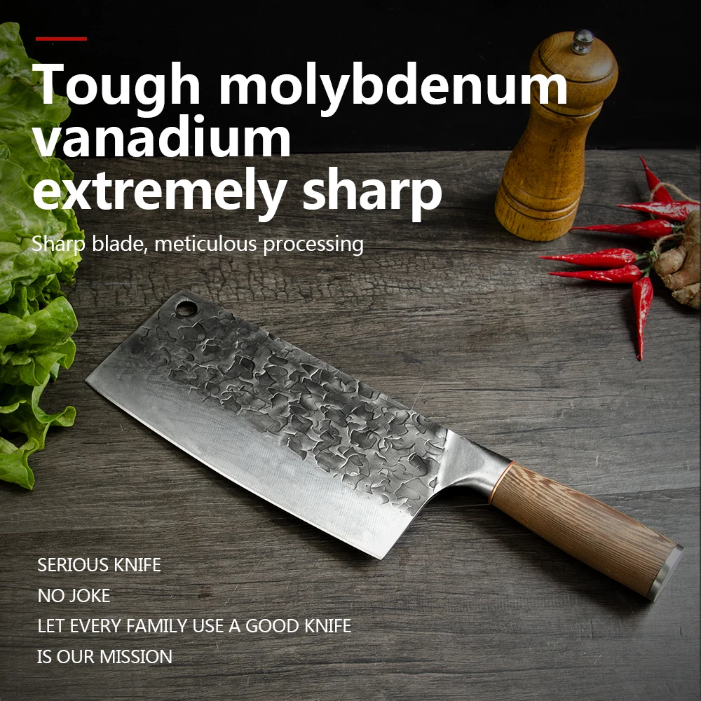 8Inch Chinese Chef Knife 5Cr15Stainless Steel Butcher Meat Chopping Cleaver Knife Vegetable Home Cooking Tools Gadgets
8Inch Chinese Chef Knife 5Cr15Stainless Steel Butcher Meat Chopping Cleaver Knife Vegetable Home Cooking Tools Gadgets