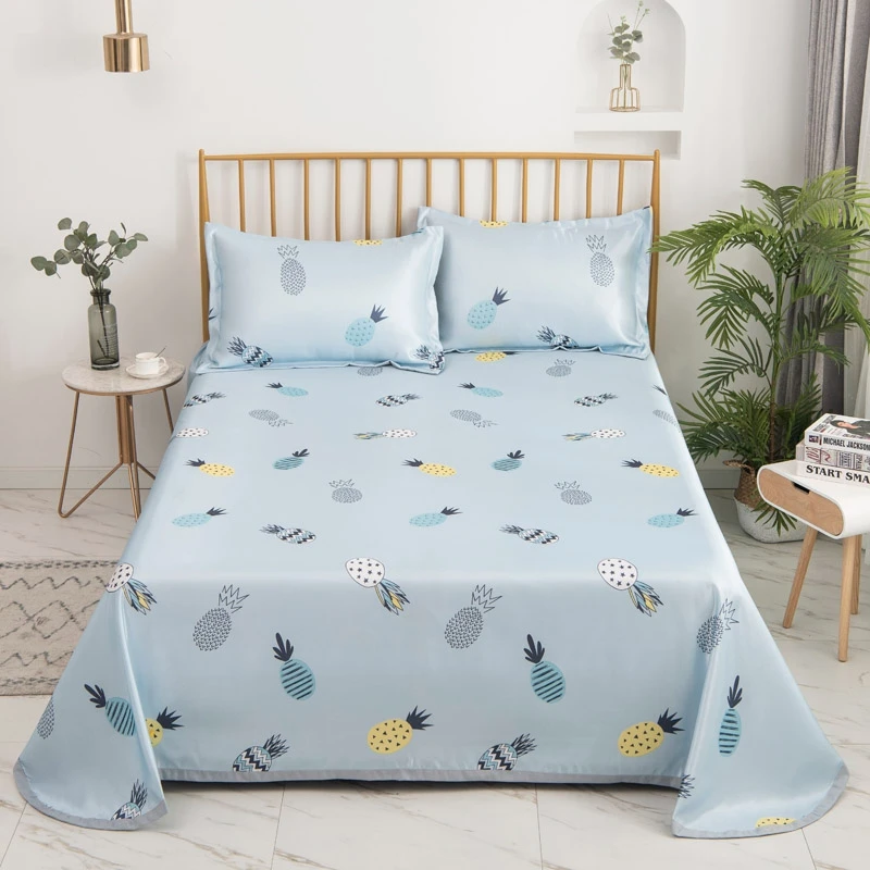 1pcs Flat Sheet Ice Cotton Printing Bed Sheets Full Cover Cold Feeling Sheets Summer Bedding Set King Queen Size No Pillowcase
1pcs Flat Sheet Ice Cotton Printing Bed Sheets Full Cover Cold Feeling Sheets Summer Bedding Set King Queen Size No Pillowcase