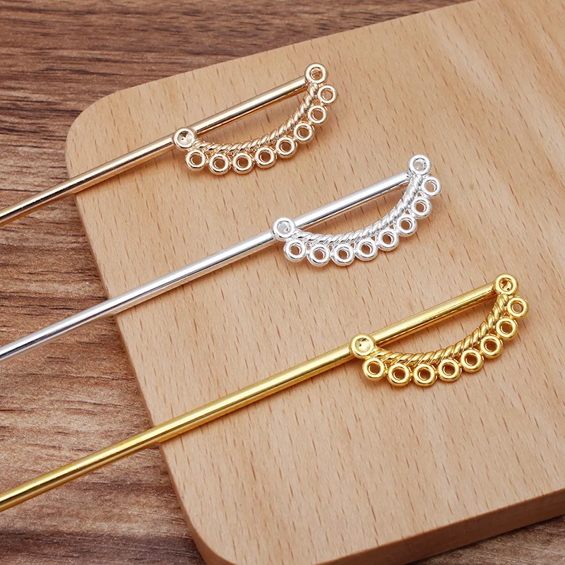 20 PCS 5.5x29.5mm Metal Multihole Alloy Hair Sticks Settings DIY Hairwear Accessories For Jewelry Making
20 PCS 5.5x29.5mm Metal Multihole Alloy Hair Sticks Settings DIY Hairwear Accessories For Jewelry Making