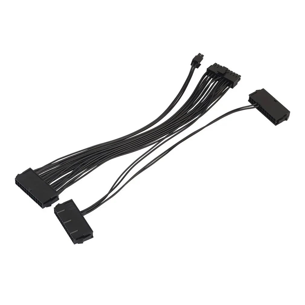 30CM Dual PSU Cable Extension Adapter ATX 20+4 24Pin Power Supply Sync Starter PSU Riser For GPU Miner Mining
30CM Dual PSU Cable Extension Adapter ATX 20+4 24Pin Power Supply Sync Starter PSU Riser For GPU Miner Mining