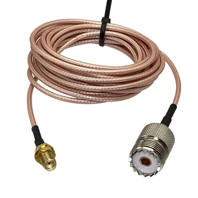 1pcs RG316 UHF SO239 Female Jack to SMA Female Jack Nut Bulkhead Connector RF Coaxial Pigtail Jumper Cable New 4inch~20M
1pcs RG316 UHF SO239 Female Jack to SMA Female Jack Nut Bulkhead Connector RF Coaxial Pigtail Jumper Cable New 4inch~20M