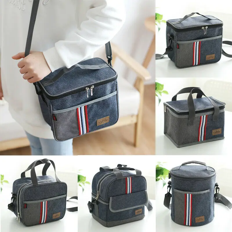 Large Portable Cool Lunch Bag Insulated Thermal Cooler For Food Drink Picnic Storage Box /BY | Багаж и сумки