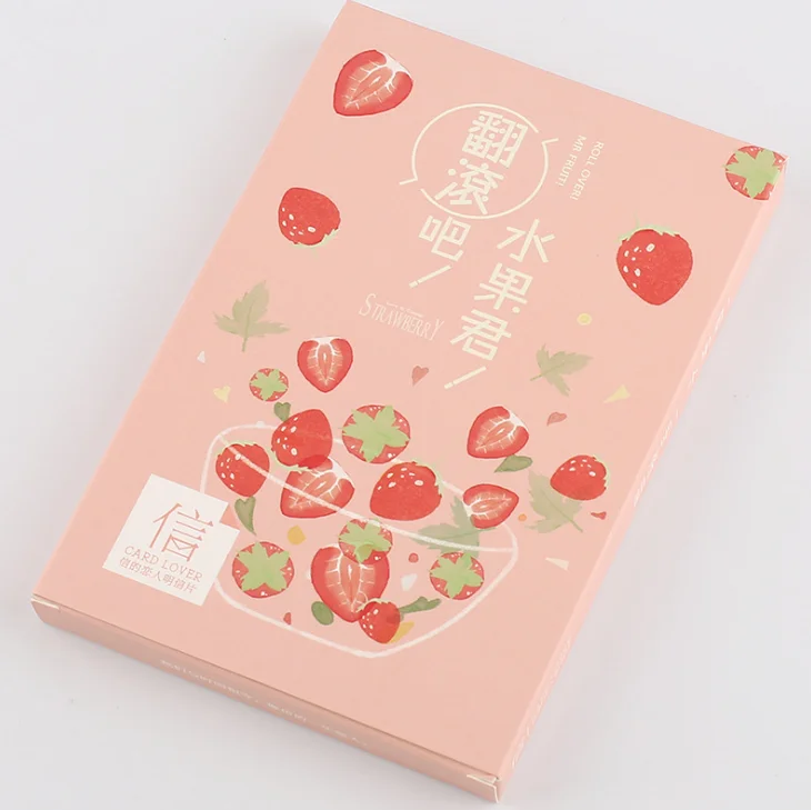 30 Pcs/pack Lovely Roll Over Mr Fruit Greeting Cards Postcards Birthday Business Gift Card Set Stationery Message Card Supplies 
30 Pcs/pack Lovely Roll Over Mr Fruit Greeting Cards Postcards Birthday Business Gift Card Set Stationery Message Card Supplies
