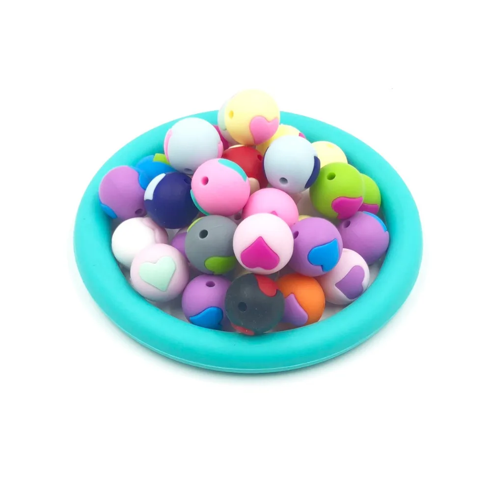 5pcs/pack New Arrival Heart Shape Baby Teether Silicone Beads Food-Grade DIY Teething Accessories Baby Toy Necklace Bracelet
5pcs/pack New Arrival Heart Shape Baby Teether Silicone Beads Food-Grade DIY Teething Accessories Baby Toy Necklace Bracelet