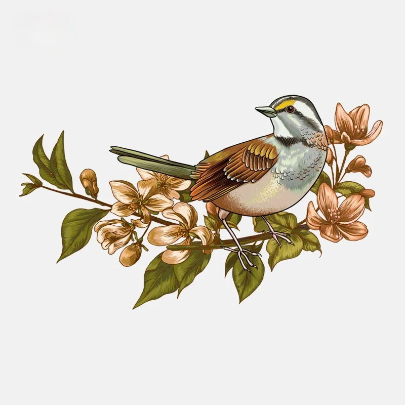 Funny Cartoon Animals Decal Cute Little Bird In The Flowers PVC High Quality Car Sticker
Funny Cartoon Animals Decal Cute Little Bird In The Flowers PVC High Quality Car Sticker