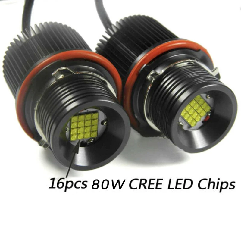 Replacement LED Lights 160W Angel Eyes For BMW E39 E60 E61 E87 E53 E63 E65 Accessories Car Auto
Replacement LED Lights 160W Angel Eyes For BMW E39 E60 E61 E87 E53 E63 E65 Accessories Car Auto