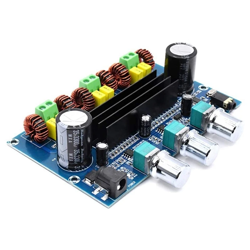 TPA3116 Digital Power Amplifier Board 2.1Channel Stereo Class D Home Speaker Bluetooth 5.0 Audio Receiver Amplifiers
TPA3116 Digital Power Amplifier Board 2.1Channel Stereo Class D Home Speaker Bluetooth 5.0 Audio Receiver Amplifiers
