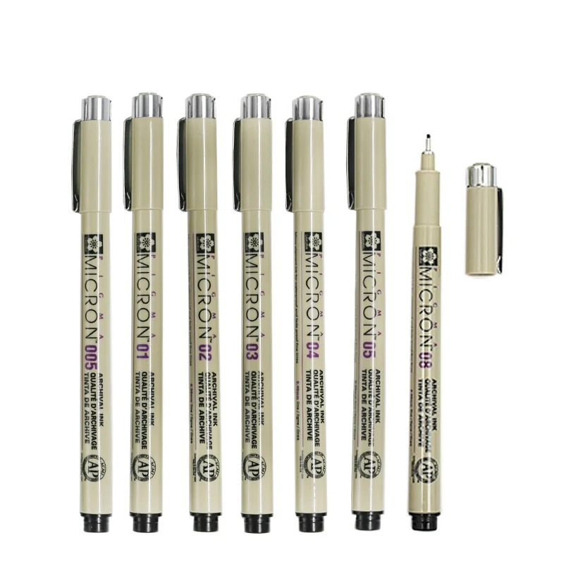 7 шт./лот Sakura Pigma Micron игла для рисования эскизов Мультяшные чернила для архива гелевая ручка канцелярские принадлежности для анимации художе...
7 шт./лот Sakura Pigma Micron игла для рисования эскизов Мультяшные чернила для архива гелевая ручка канцелярские принадлежности для анимации художе...
