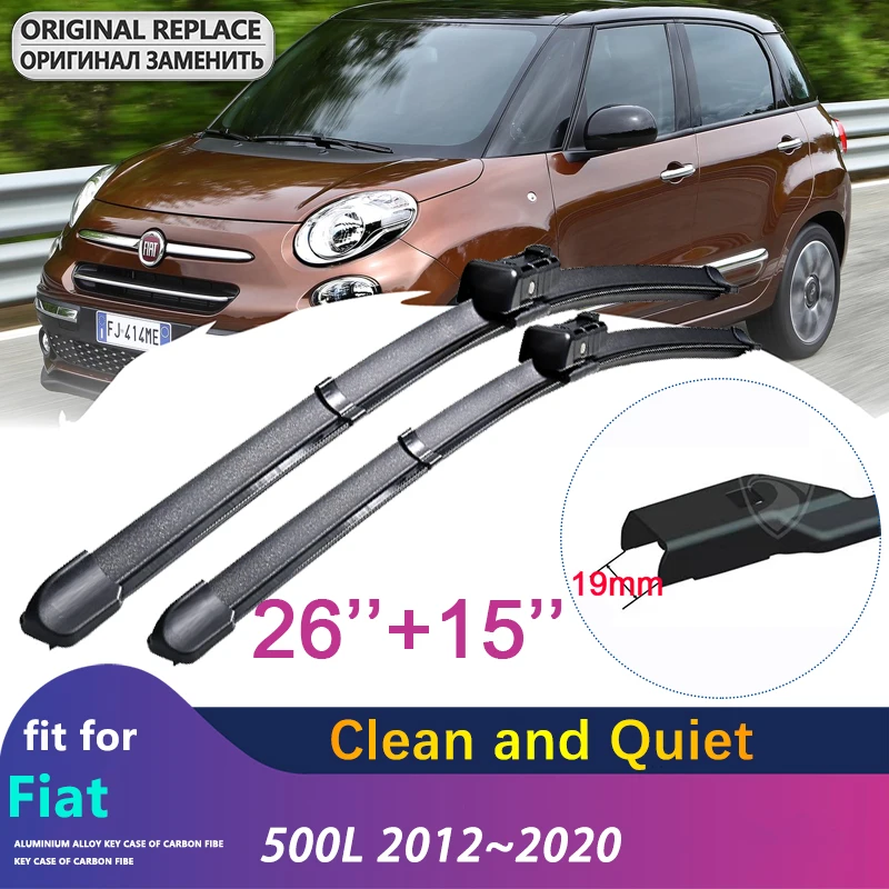 Car Wiper Blades for Fiat 500L 2012~2020 Front Window Windshield Windscreen Car Accessories 2013 2014 2015 2016 2017 2018 2019
Car Wiper Blades for Fiat 500L 2012~2020 Front Window Windshield Windscreen Car Accessories 2013 2014 2015 2016 2017 2018 2019