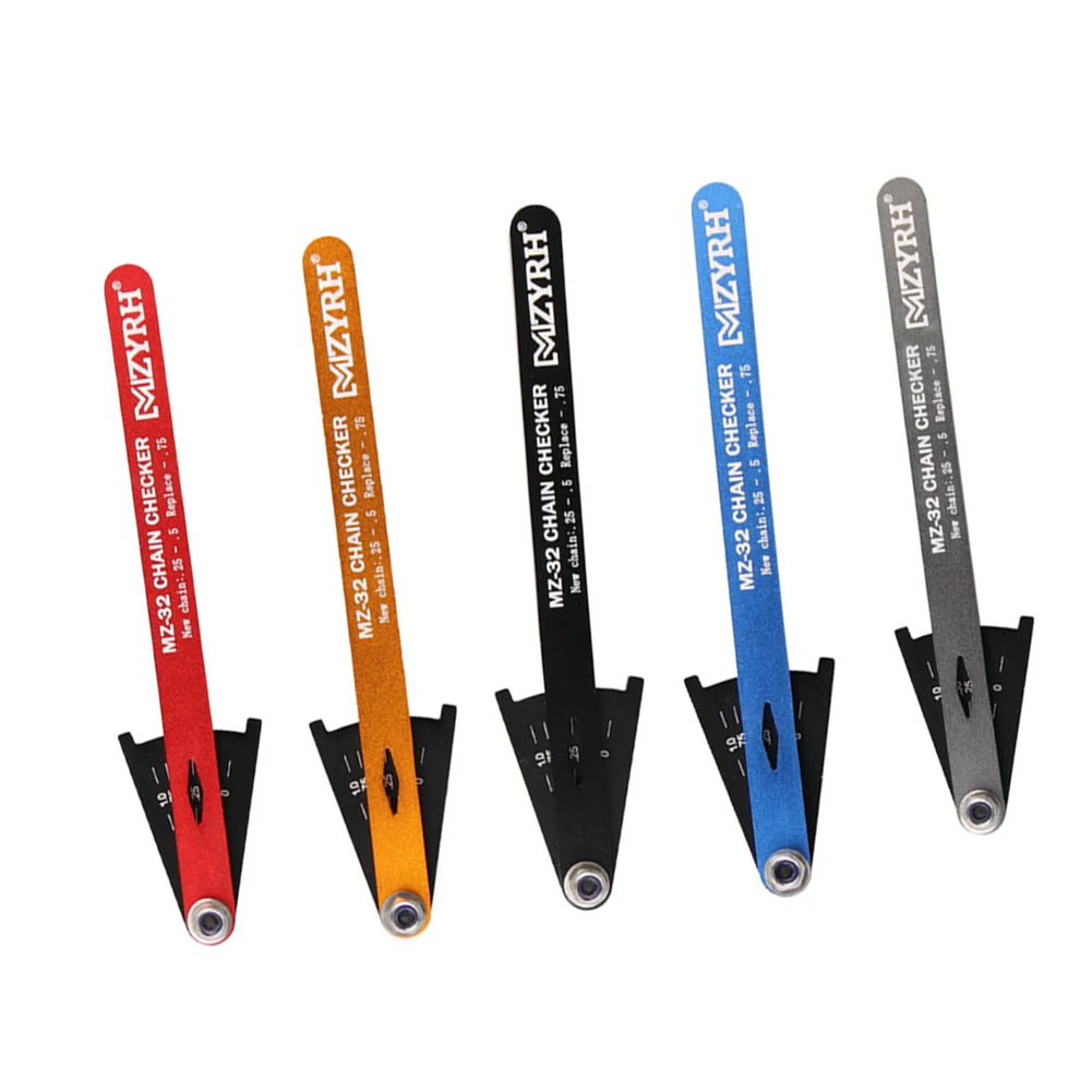 Portable Bicycle Chain Checker Ruler Gauge Repair Tool Wear Indicator Aluminum Alloy Instrument 13.5*1*3cm Optional Color
Portable Bicycle Chain Checker Ruler Gauge Repair Tool Wear Indicator Aluminum Alloy Instrument 13.5*1*3cm Optional Color