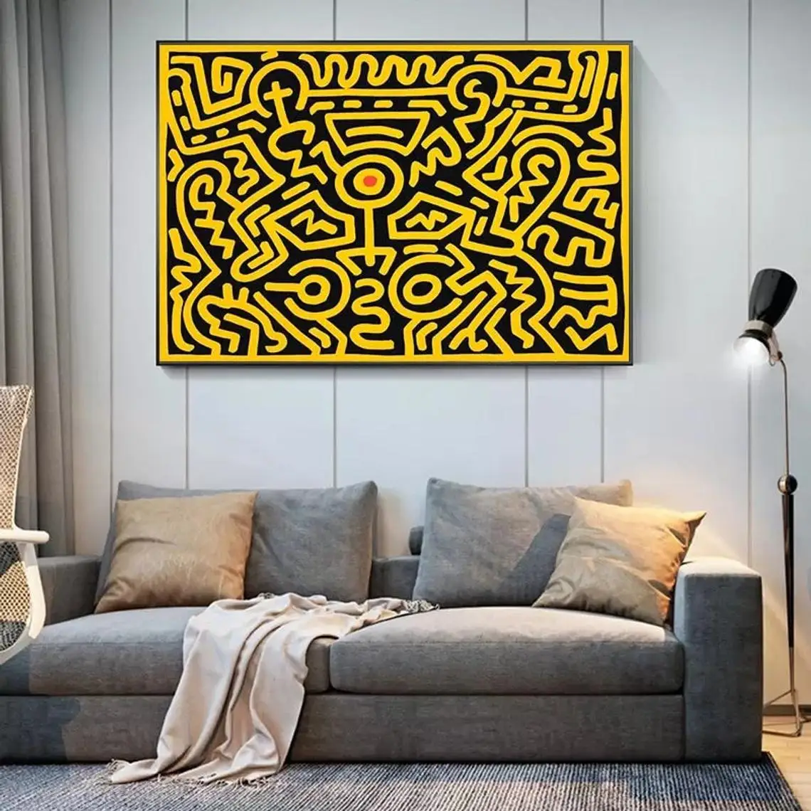 Abstract Graffiti Pop Art Canvas Painting Yellow Poster And Prints On The Wall Pictures For Living Room Home Decoration
Abstract Graffiti Pop Art Canvas Painting Yellow Poster And Prints On The Wall Pictures For Living Room Home Decoration