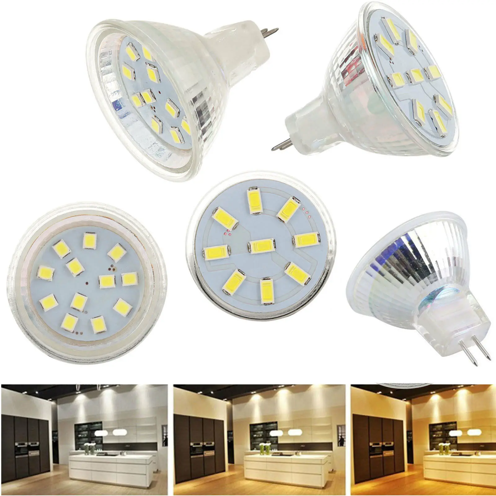 

2Pcs/Lot LED Spotlight Bulbs AC/DC 12V 24V MR11 GU40 5733/2835 SMD Replace Halogen Light 2W 3W 4W Warm/Cold/Neutral White Lamp