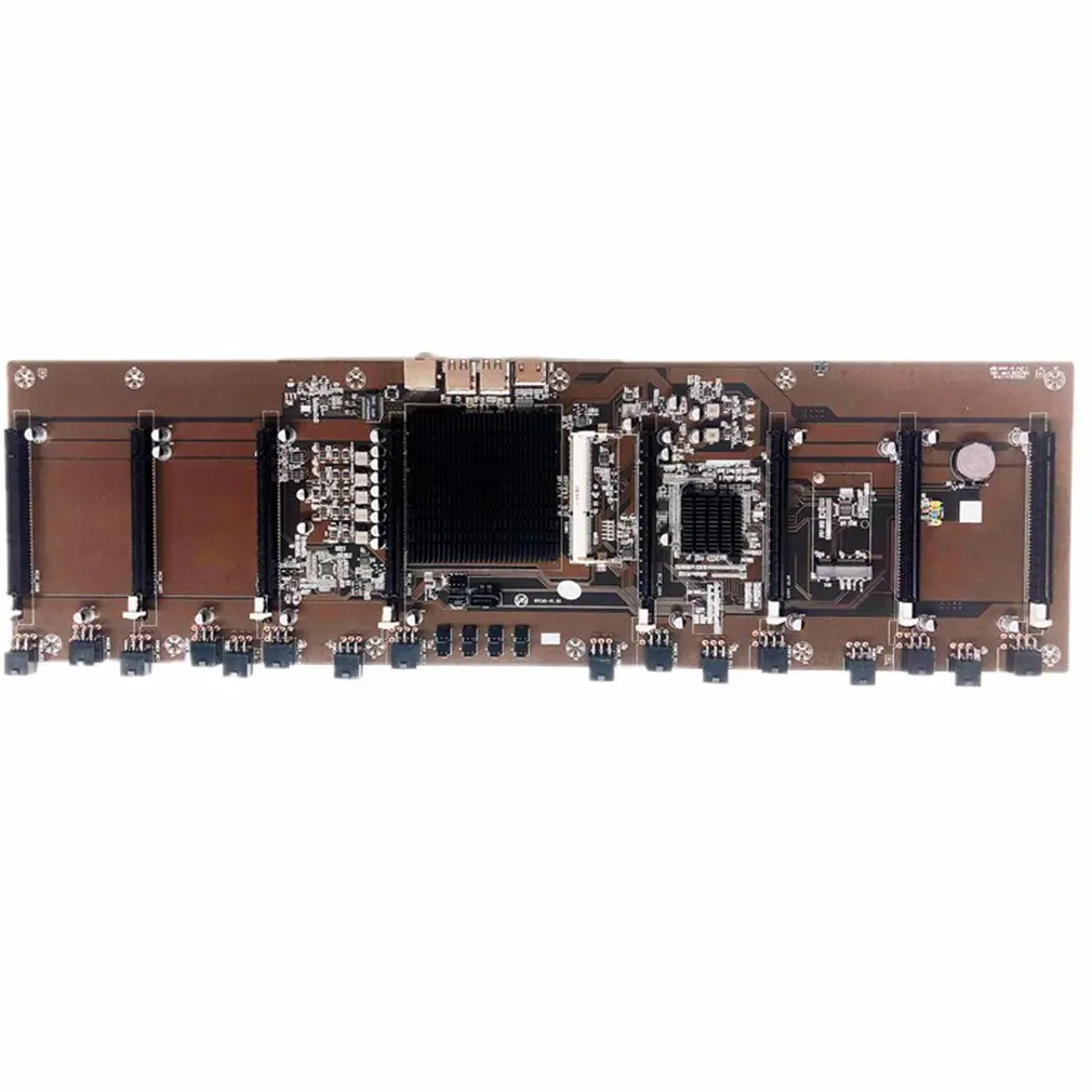 HM65 Direct Insertion Eight Card Slot BTC Solid State Capacitor B250 B85 Multi Card Motherboard Support RX series GTX10 series
HM65 Direct Insertion Eight Card Slot BTC Solid State Capacitor B250 B85 Multi Card Motherboard Support RX series GTX10 series