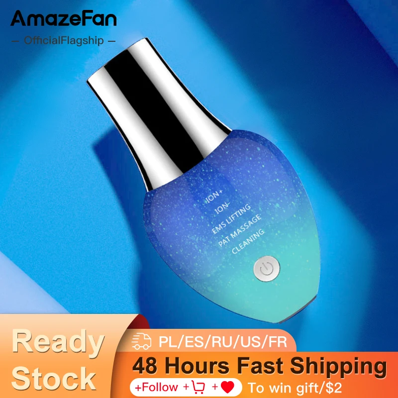 AmazeFan Ultrasonic Skin Scrubber Ion Deep Face Cleaning 45Celsius Heat Facial Lifting Peeling Shovel Acne Blackhead Remover
AmazeFan Ultrasonic Skin Scrubber Ion Deep Face Cleaning 45Celsius Heat Facial Lifting Peeling Shovel Acne Blackhead Remover
