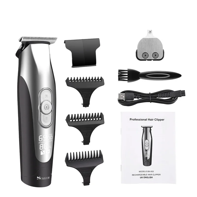 CkeyiN Electric Hair Clipper Professional Trimmer LCD Display Men Beard Hair Cutting Cordless Shaving Machine Rechargeable Razor
CkeyiN Electric Hair Clipper Professional Trimmer LCD Display Men Beard Hair Cutting Cordless Shaving Machine Rechargeable Razor