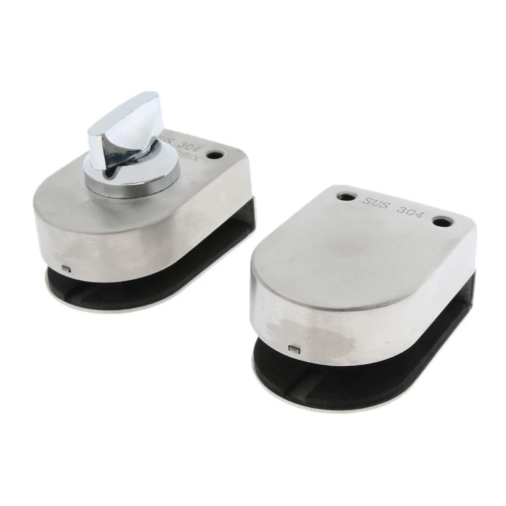 Bathroom Glass Door Lock Single Swing Stainless Steel Door Lock 80mm56mm High Quality 
Bathroom Glass Door Lock Single Swing Stainless Steel Door Lock 80mm56mm High Quality