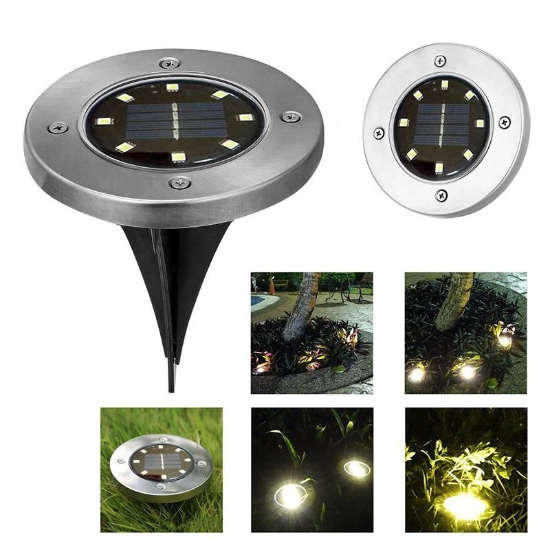 4pcs Lot 8 LEDs Solar Power Buried Lamp Waterproof Underground Landscape Night Lighting Path Way Garden Lawn Yard Outdoor Light
4pcs Lot 8 LEDs Solar Power Buried Lamp Waterproof Underground Landscape Night Lighting Path Way Garden Lawn Yard Outdoor Light