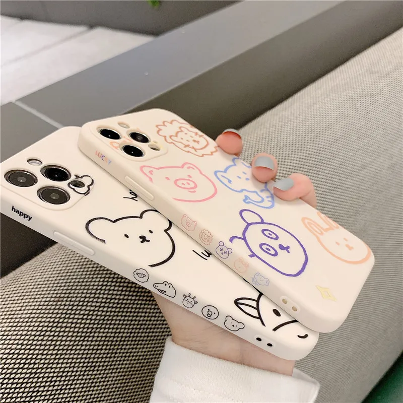 Cartoon Line animals zoo bear Phone Case For iPhone 11 11Pro 7 8 Plus X XR XS SE Matte Soft TPU Silicon Back Cover
Cartoon Line animals zoo bear Phone Case For iPhone 11 11Pro 7 8 Plus X XR XS SE Matte Soft TPU Silicon Back Cover