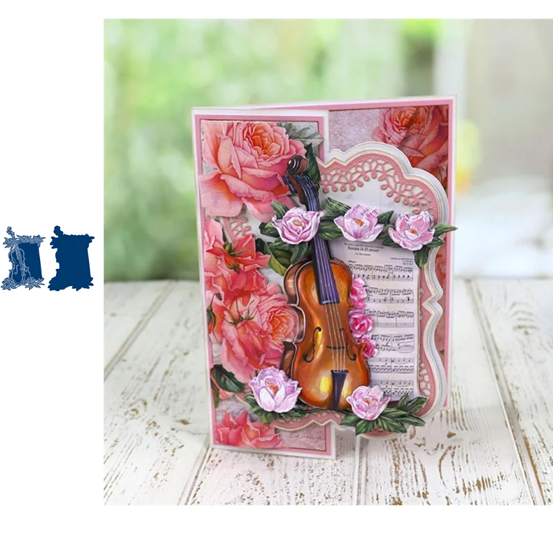 Music Equipment ViolinCutting Dies Scrapbook Dariy Decoration Stencil Embossing Template DIY Greeting Card Handmade
Music Equipment ViolinCutting Dies Scrapbook Dariy Decoration Stencil Embossing Template DIY Greeting Card Handmade