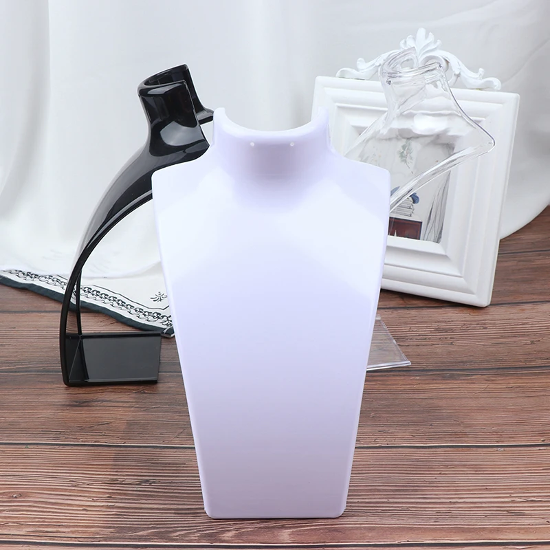 1PCS Jewelry Display Fashion Model Necklace Mannequin Pendant Earring Showing Stand Plastic Jewellry Bust Cases
1PCS Jewelry Display Fashion Model Necklace Mannequin Pendant Earring Showing Stand Plastic Jewellry Bust Cases