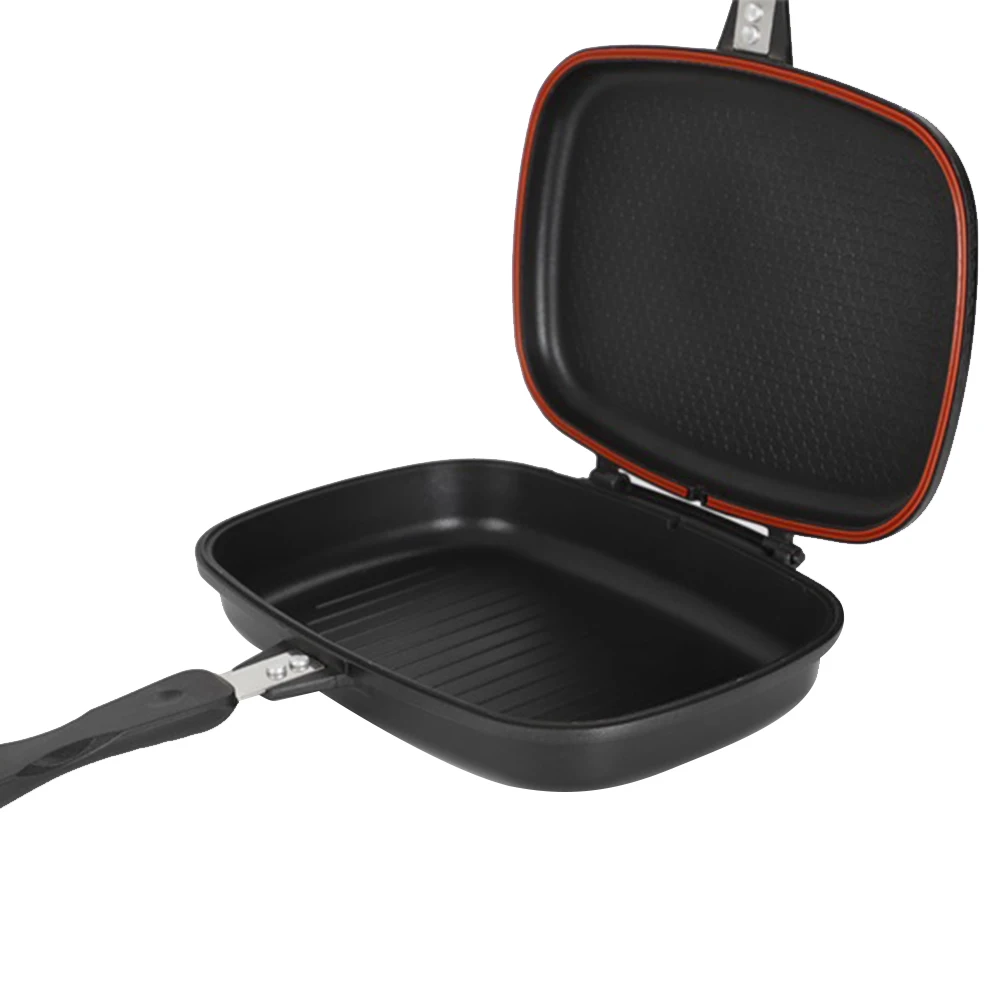 Frying Pan Cooking Indoor Outdoor Baking Non Stick Cast Aluminium Double Sided Breakfast Easy Clean Square Home Kitchen Camping 
Frying Pan Cooking Indoor Outdoor Baking Non Stick Cast Aluminium Double Sided Breakfast Easy Clean Square Home Kitchen Camping