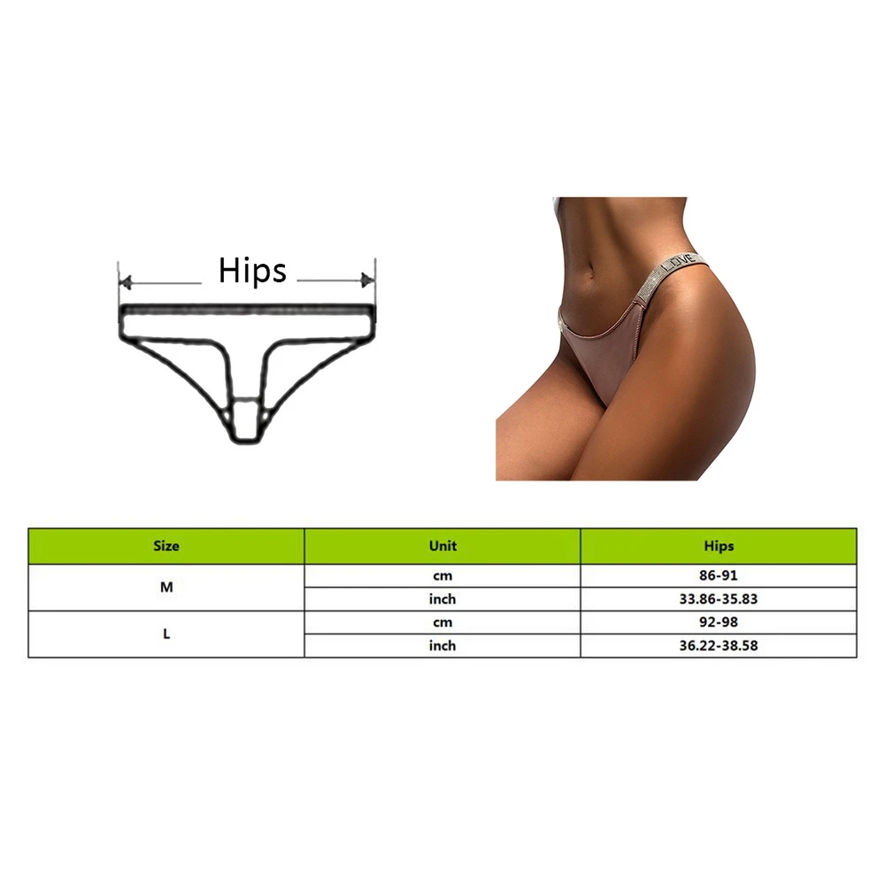 Women Panties Thong Letter Rhinestones Belt G-String Fashion Low-Rise Tanga Briefs Sexy T-Back String Fitness Underwear Lingerie
Women Panties Thong Letter Rhinestones Belt G-String Fashion Low-Rise Tanga Briefs Sexy T-Back String Fitness Underwear Lingerie