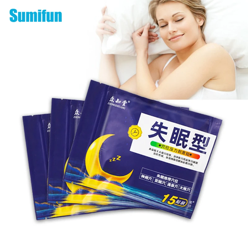 15Pcs/bag Help Sleeping Patch Relieve Anxiety Pressure Headache Stress Plaster Improve Insomnia Body Relax Medical Stickers
15Pcs/bag Help Sleeping Patch Relieve Anxiety Pressure Headache Stress Plaster Improve Insomnia Body Relax Medical Stickers
