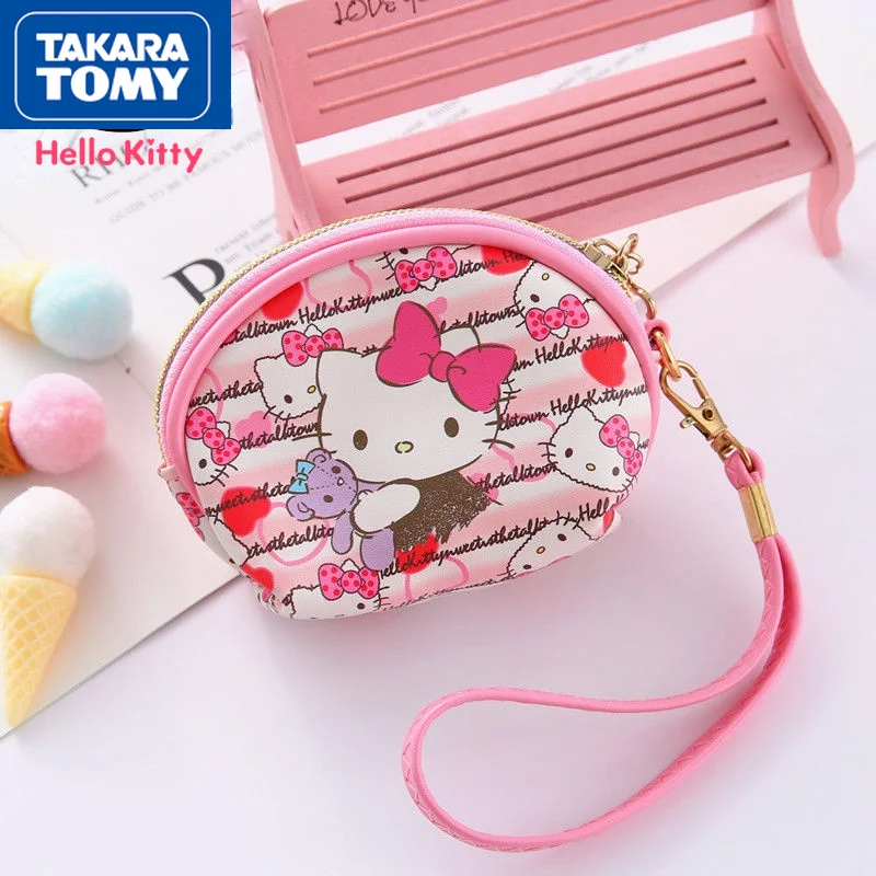 TAKARA TOMY модный мультяшный Hello Kitty Портативный кошелек для монет на молнии простой и милый детский маленький кошелек
TAKARA TOMY модный мультяшный Hello Kitty Портативный кошелек для монет на молнии простой и милый детский маленький кошелек