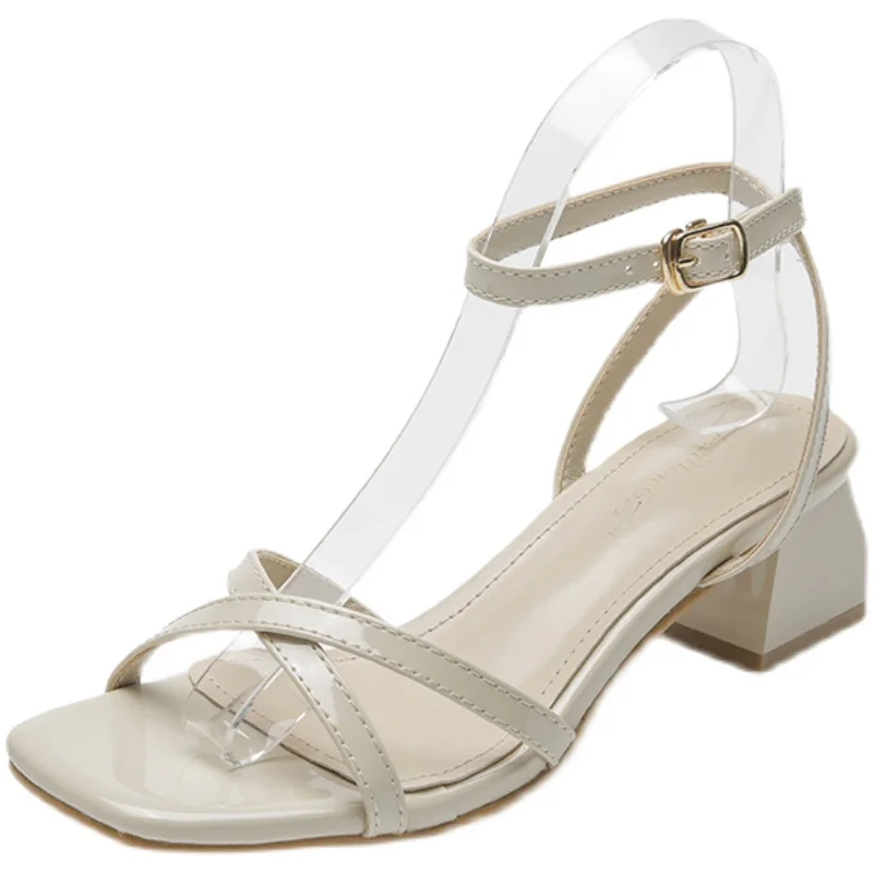Sandals Straps Female Shoe Clear Heels Cross Cross-Shoes 2021 Summer Med Square Toe All-Match Lace Up Girls Comfort High Beige
Sandals Straps Female Shoe Clear Heels Cross Cross-Shoes 2021 Summer Med Square Toe All-Match Lace Up Girls Comfort High Beige