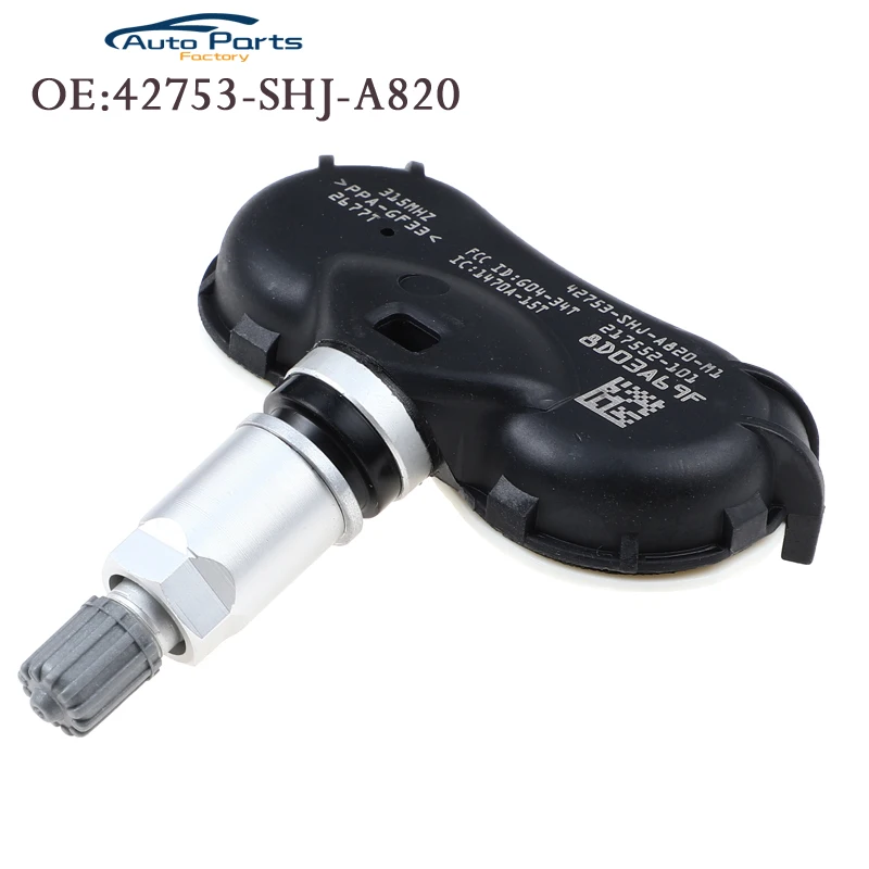 Новый датчик давления в шинах TPMS для Honda Odyssey Ridgeline Element 42753-SHJ-A820 42753SHJA820 315 МГц