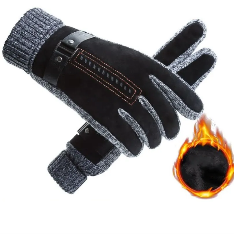 Men Winter Gloves Touched Screen Leather Guantes PU Patchwork Thick Driving Gloves Male Motorcycle Thermal Warm Gloves
Men Winter Gloves Touched Screen Leather Guantes PU Patchwork Thick Driving Gloves Male Motorcycle Thermal Warm Gloves