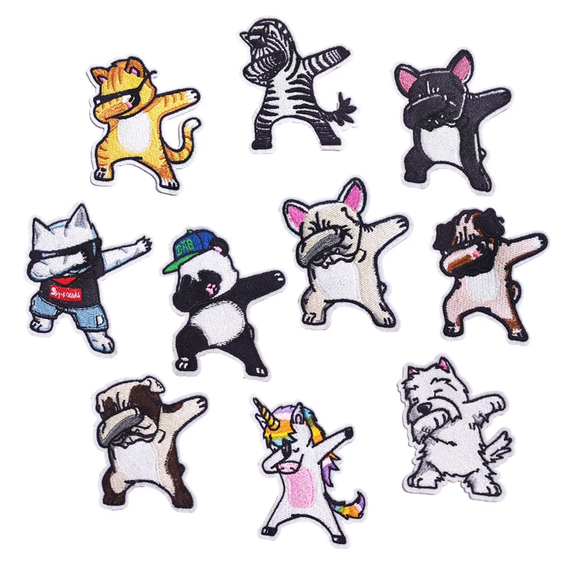 New Animals Dog Pattern Iron on Patch Embroidery Patches for Clothing Sewing Sticker DIY Badges Decorative Accessories
New Animals Dog Pattern Iron on Patch Embroidery Patches for Clothing Sewing Sticker DIY Badges Decorative Accessories