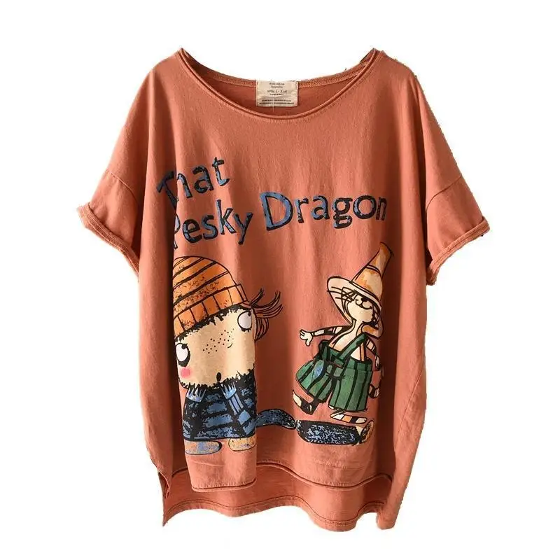 New Harajuku Fashion Cartoon Printed T Shirt Women Short Sleeve Streetwear T-shirt Female Oversized Hip Hop Tee Shirt Femme
New Harajuku Fashion Cartoon Printed T Shirt Women Short Sleeve Streetwear T-shirt Female Oversized Hip Hop Tee Shirt Femme