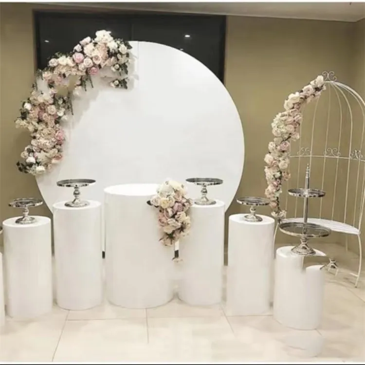 5pcs small round circle and 1 big) white round mental support stage wedding decoration backdrop senyu
5pcs small round circle and 1 big) white round mental support stage wedding decoration backdrop senyu
