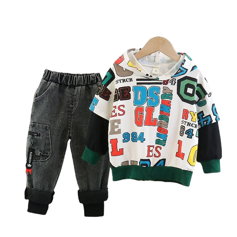 Fashion Children Sweatshirts Autumn Baby Girl Clothes Boys Letter Hoodies Pants 2Pcs/Sets Toddler Active Costume Kids Tracksuits
Fashion Children Sweatshirts Autumn Baby Girl Clothes Boys Letter Hoodies Pants 2Pcs/Sets Toddler Active Costume Kids Tracksuits