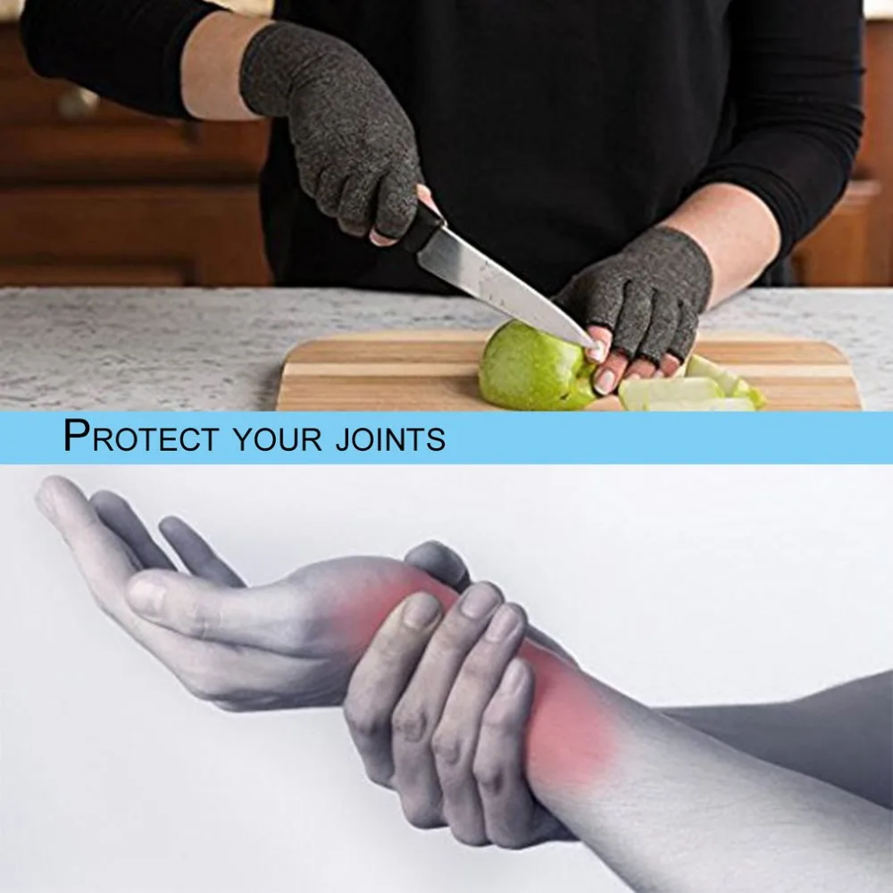 1 Pair Unisex Men Women Therapy Compression Gloves Hand Arthritis Joint Pain Relief Health Care Half-finger Gloves
1 Pair Unisex Men Women Therapy Compression Gloves Hand Arthritis Joint Pain Relief Health Care Half-finger Gloves