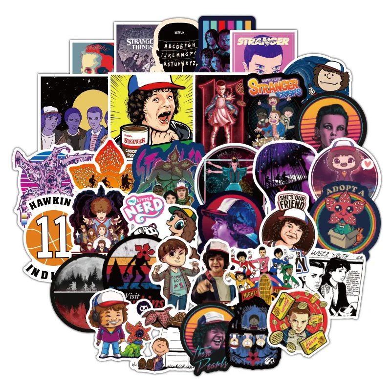 10/30/50PCS Movie Pack Stranger Things Stickers for Water Bottle Laptop Guitar Graffiti Waterproof Decals Sticker Packs Kid Toys
10/30/50PCS Movie Pack Stranger Things Stickers for Water Bottle Laptop Guitar Graffiti Waterproof Decals Sticker Packs Kid Toys
