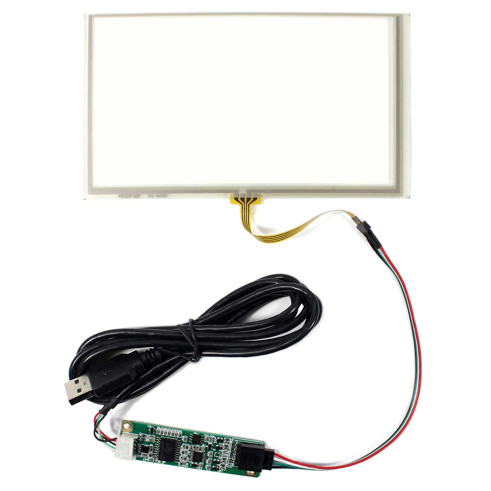 6.2inch Touch Panel 4 wire Resistive Touch Screen with USB controller card work for 6.2" 800x480 LCD Display
6.2inch Touch Panel 4 wire Resistive Touch Screen with USB controller card work for 6.2" 800x480 LCD Display
