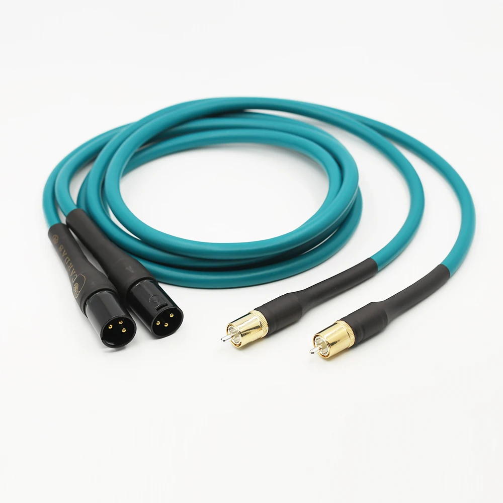 Аудиокабель Hi Fi сбалансированный штекер RCA XLR перекрестный аудиоусилитель cd