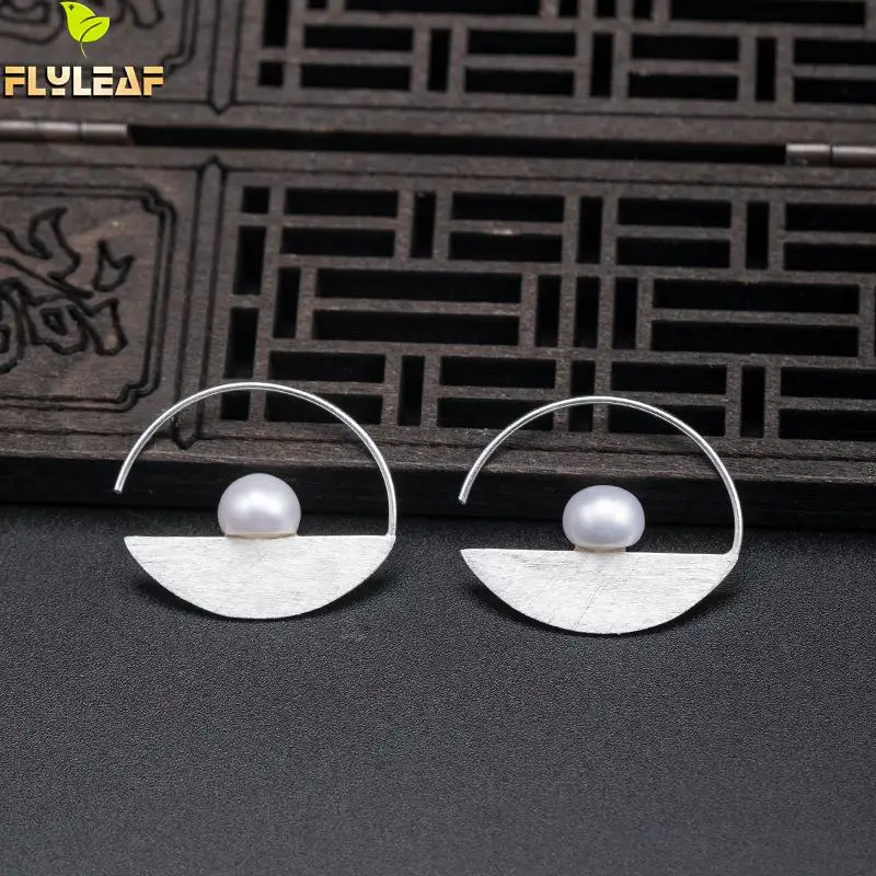 Flyleaf 925 Sterling Silver Round Pearl Hoop Earrings For Women Original Design Chinese Style Fine Jewelry
Flyleaf 925 Sterling Silver Round Pearl Hoop Earrings For Women Original Design Chinese Style Fine Jewelry
