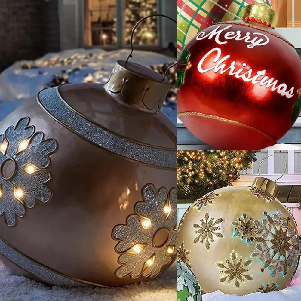 55cm Christmas Inflatables Decorative Ball Outdoor PVC Inflatable Ball Giant Christmas Tree Decor Holiday Inflatables Ball Decor
55cm Christmas Inflatables Decorative Ball Outdoor PVC Inflatable Ball Giant Christmas Tree Decor Holiday Inflatables Ball Decor