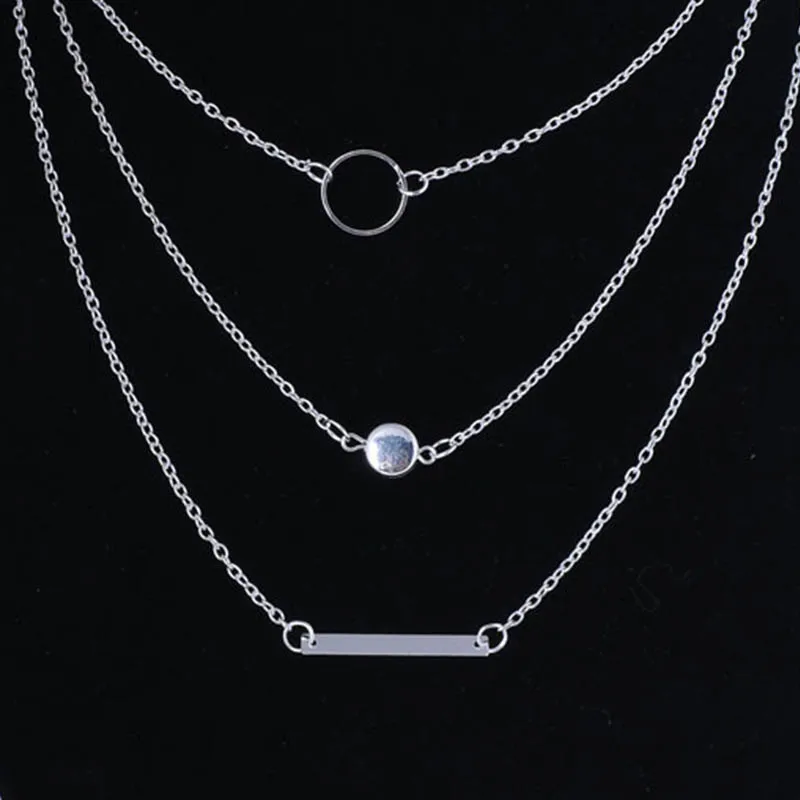 2021 Hip Hop Multilayer Necklace Pendant Silver Color Chain For Women Men Unisex Jewelry Chains Necklaces Choker
2021 Hip Hop Multilayer Necklace Pendant Silver Color Chain For Women Men Unisex Jewelry Chains Necklaces Choker