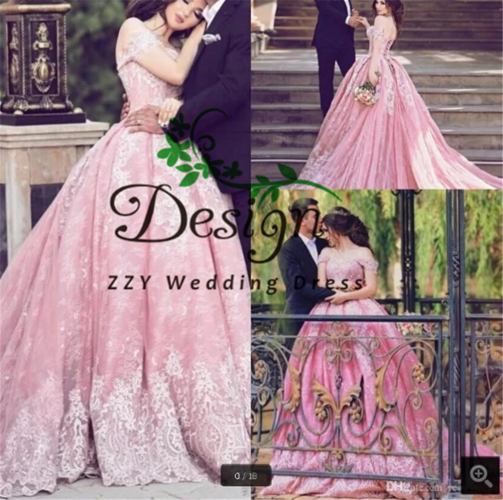 Excellent Pink Lace Appliqued Ball Gown Lace-Up Quinceanera Dresses Full-Length Court Train Custom-Made Vestidos de 15 aos 2020
Excellent Pink Lace Appliqued Ball Gown Lace-Up Quinceanera Dresses Full-Length Court Train Custom-Made Vestidos de 15 aos 2020