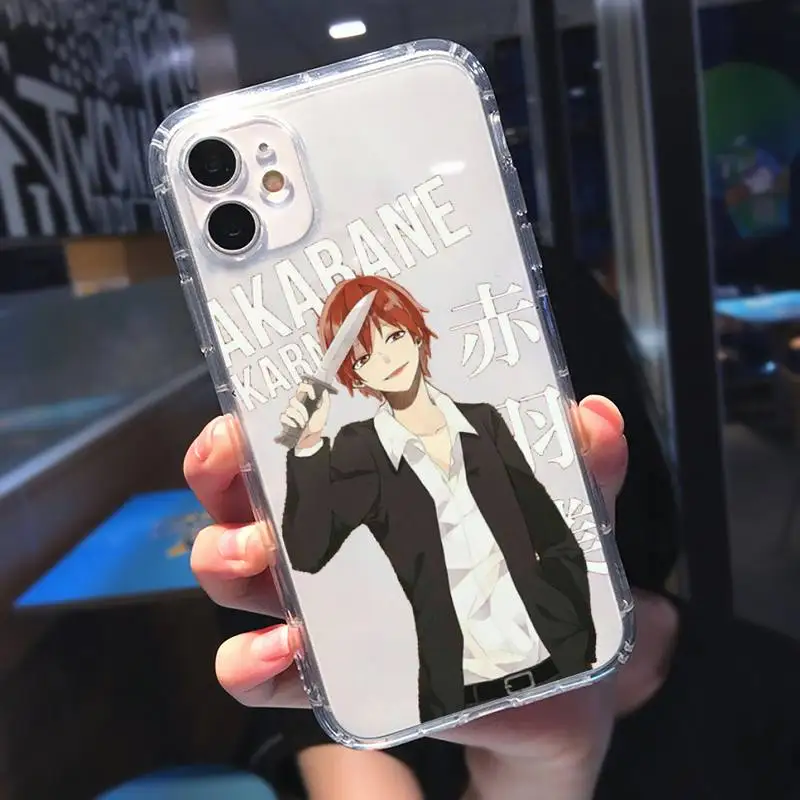 Karma akabane assasination classroom Phone Case Transparent soft For iphone 5 5s 5c se 6 6s 7 8 11 12 plus mini x xs xr pro max
Karma akabane assasination classroom Phone Case Transparent soft For iphone 5 5s 5c se 6 6s 7 8 11 12 plus mini x xs xr pro max