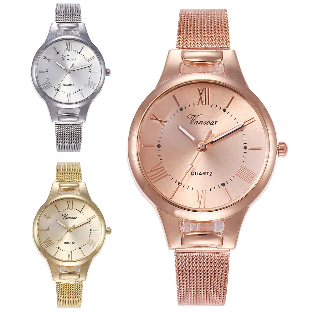 Vansvar Casual Quartz Stainless Steel Band Newv Strap Watch Analog Wrist Watch Relogio Masculino Luxury Women Rose Gold
Vansvar Casual Quartz Stainless Steel Band Newv Strap Watch Analog Wrist Watch Relogio Masculino Luxury Women Rose Gold
