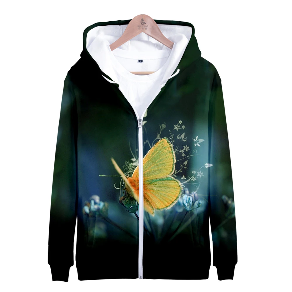 Women/Men Novelty Butterfly 3D Zipper Hoodies Hot Sale Coats Streetwear Fashion Long Sleeve Hooded Sweatshirt
Women/Men Novelty Butterfly 3D Zipper Hoodies Hot Sale Coats Streetwear Fashion Long Sleeve Hooded Sweatshirt