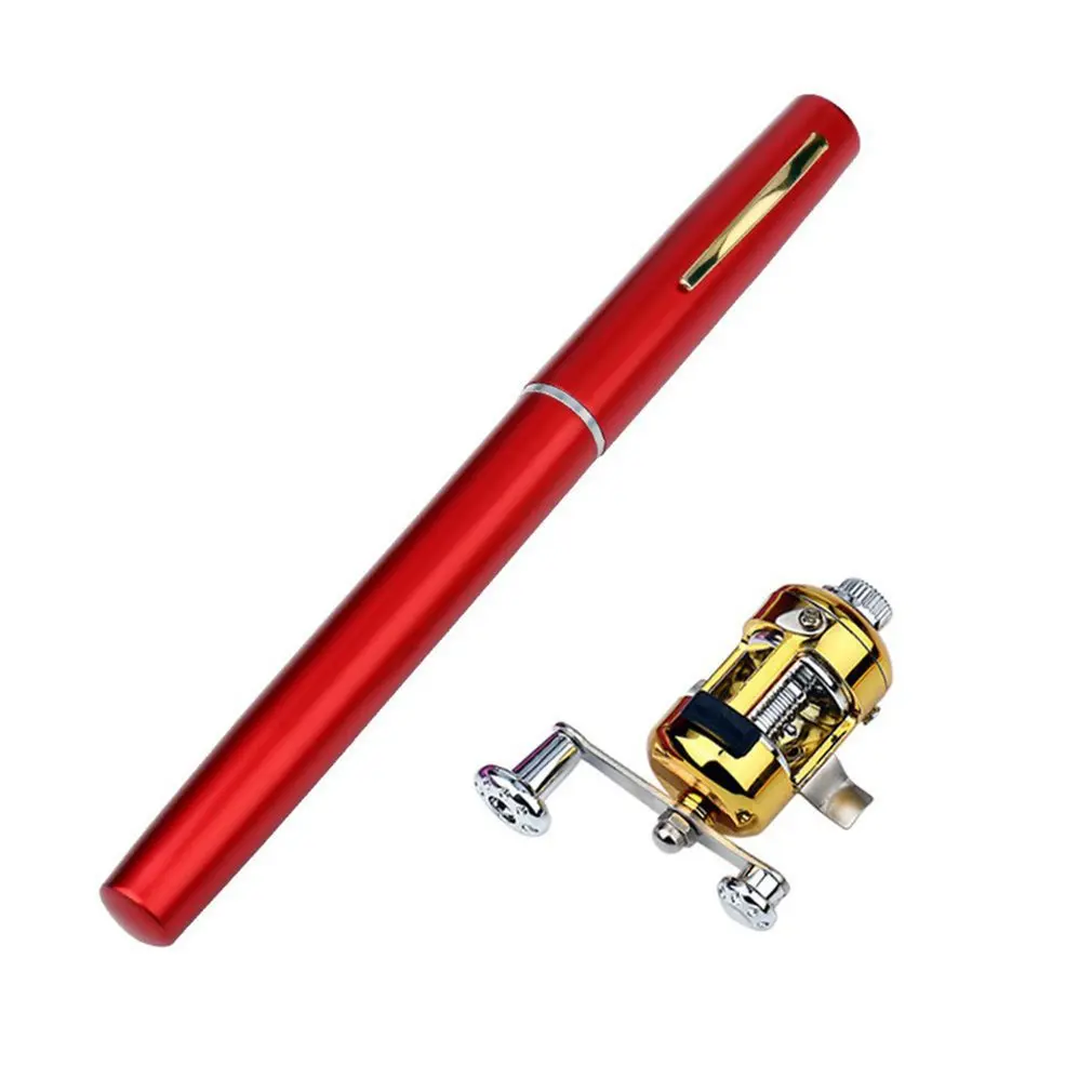 Portable Telescopic Mini Fishing Rod Pole Pen Shape Folded Fishing Rod With Reel Wheel For Outdoor River Lake Fishing
Portable Telescopic Mini Fishing Rod Pole Pen Shape Folded Fishing Rod With Reel Wheel For Outdoor River Lake Fishing