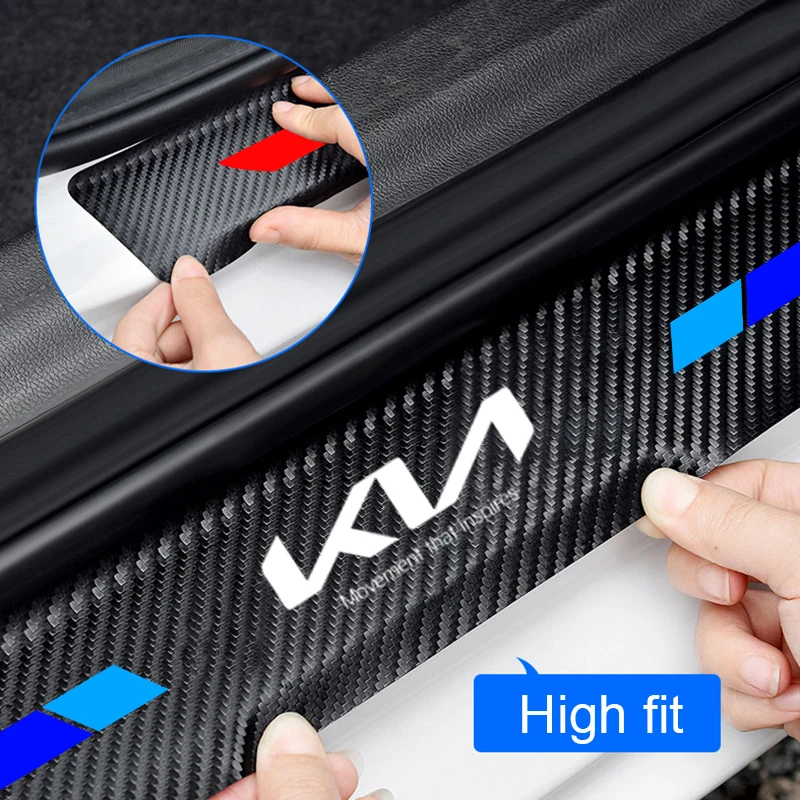 4pcs Carbon Fiber leather Car Sill Plate Door Sills Sticker For Kia K5 K3 Sportage Picanto Ceed KIA RIO 2 3 4 Car Accessories
4pcs Carbon Fiber leather Car Sill Plate Door Sills Sticker For Kia K5 K3 Sportage Picanto Ceed KIA RIO 2 3 4 Car Accessories