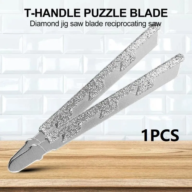 1 Pcs Jigsaw Blade 101mm W/ T-shank Alloy Diamond Jigsaw Blade For Dry/ Wet Granite Cutting Power Tool Accessories
1 Pcs Jigsaw Blade 101mm W/ T-shank Alloy Diamond Jigsaw Blade For Dry/ Wet Granite Cutting Power Tool Accessories