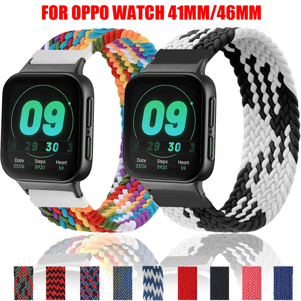 Ремешок соло Плетеный для Oppo Watch band 41 мм 46 мм, нейлоновый эластичный браслет для Oppo Watch band 41 мм 46 мм
Ремешок соло Плетеный для Oppo Watch band 41 мм 46 мм, нейлоновый эластичный браслет для Oppo Watch band 41 мм 46 мм